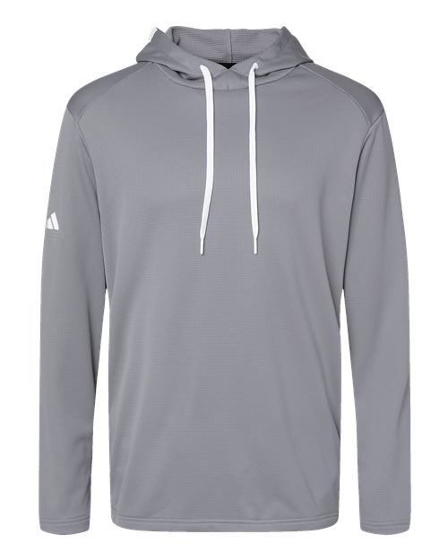 Adidas Men's Textured Mixed Media Midweight Hooded Sweatshirt - A530