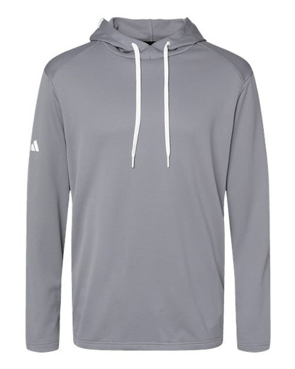 Adidas Men's Textured Mixed Media Midweight Hooded Sweatshirt - A530