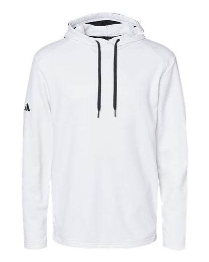 Adidas Men's Textured Mixed Media Midweight Hooded Sweatshirt - A530