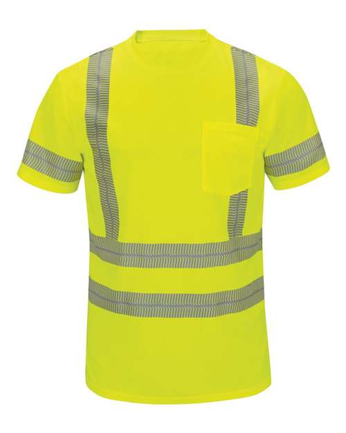 Red Kap Men's Tall High Visibility Short Sleeve T-Shirt - SVY4T