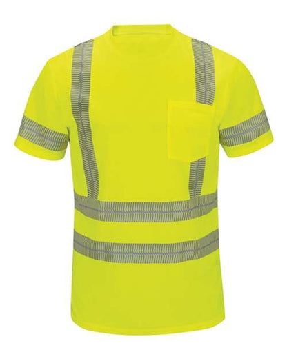 Red Kap Men's Tall High Visibility Short Sleeve T-Shirt - SVY4T