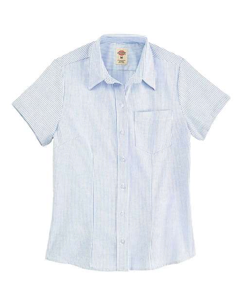 Dickies Women's Short Sleeve Stretch Oxford Shirt - S254