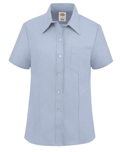 Dickies Women's Short Sleeve Stretch Oxford Shirt - S254