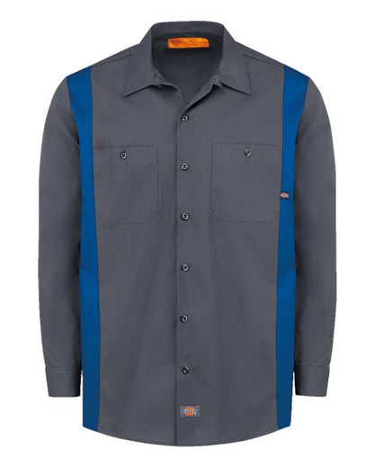 Dickies Men's Industrial Colorblocked Long Sleeve Shirt - 5524