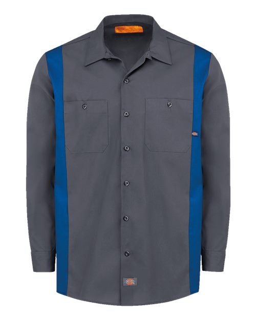 Dickies Men's Industrial Colorblocked Long Sleeve Shirt - 5524