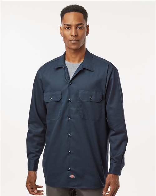 Dickies Men's Tall Long Sleeve Work Shirt - 5574T