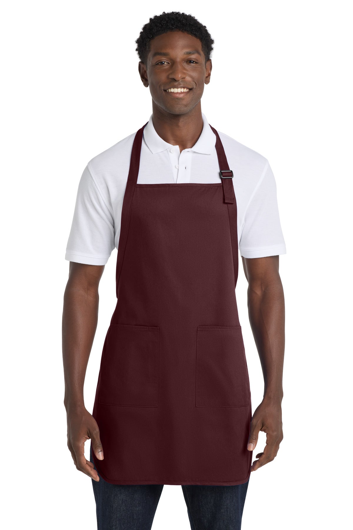 Port Authority Full-Length Apron with Pockets.  A500