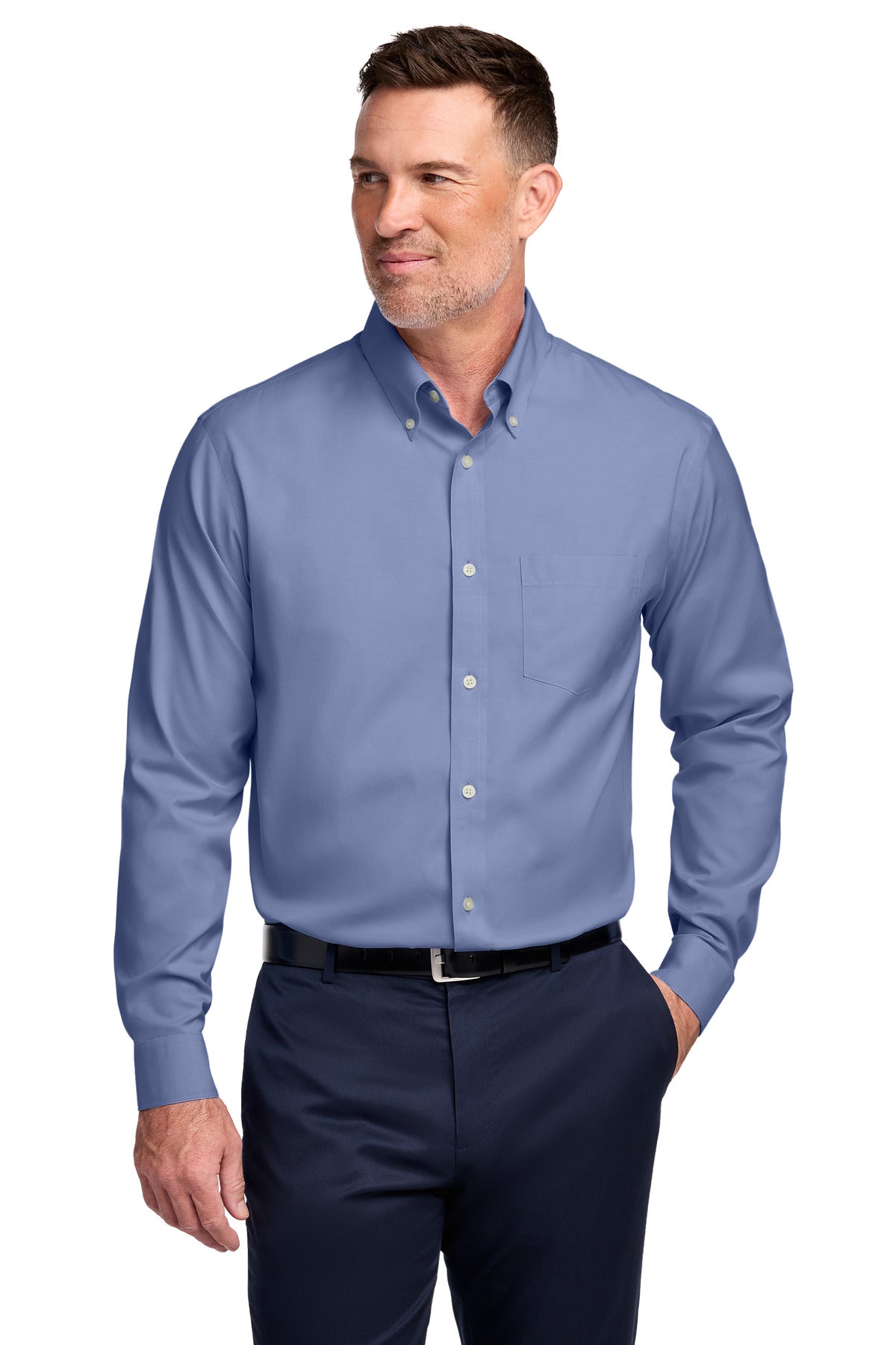 Brooks Brothers Wrinkle-Free Stretch Pinpoint Shirt BB18000