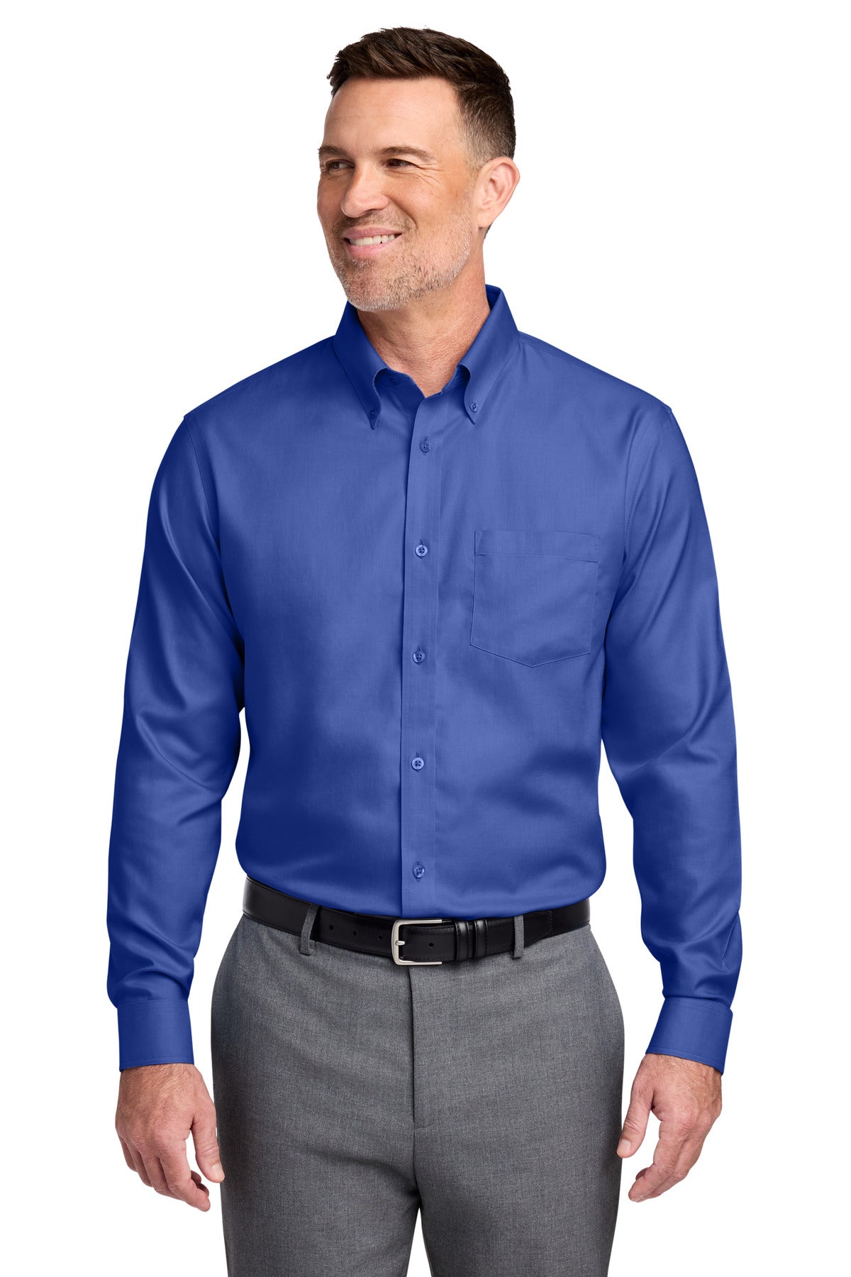 Brooks Brothers Wrinkle-Free Stretch Nailhead Shirt BB18002