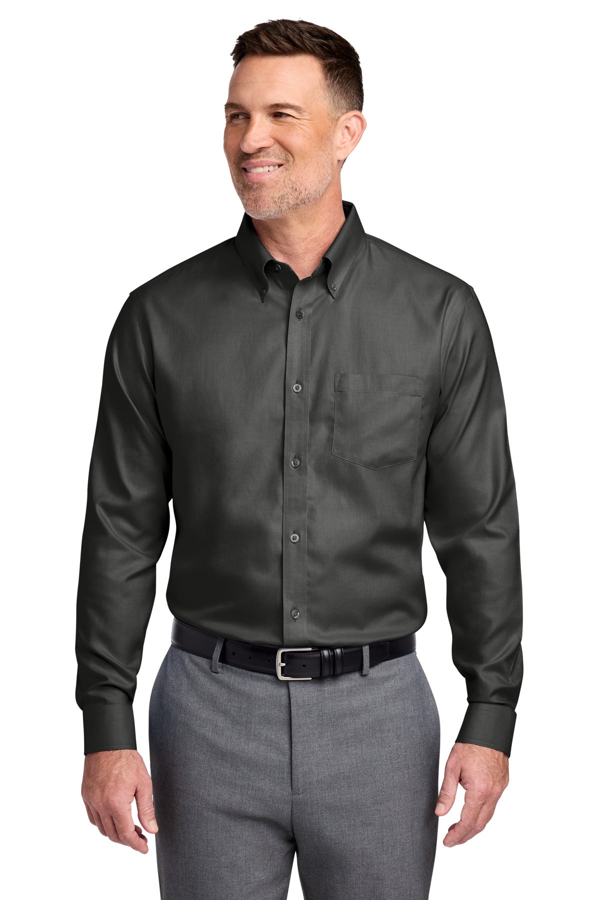 Brooks Brothers Wrinkle-Free Stretch Nailhead Shirt BB18002