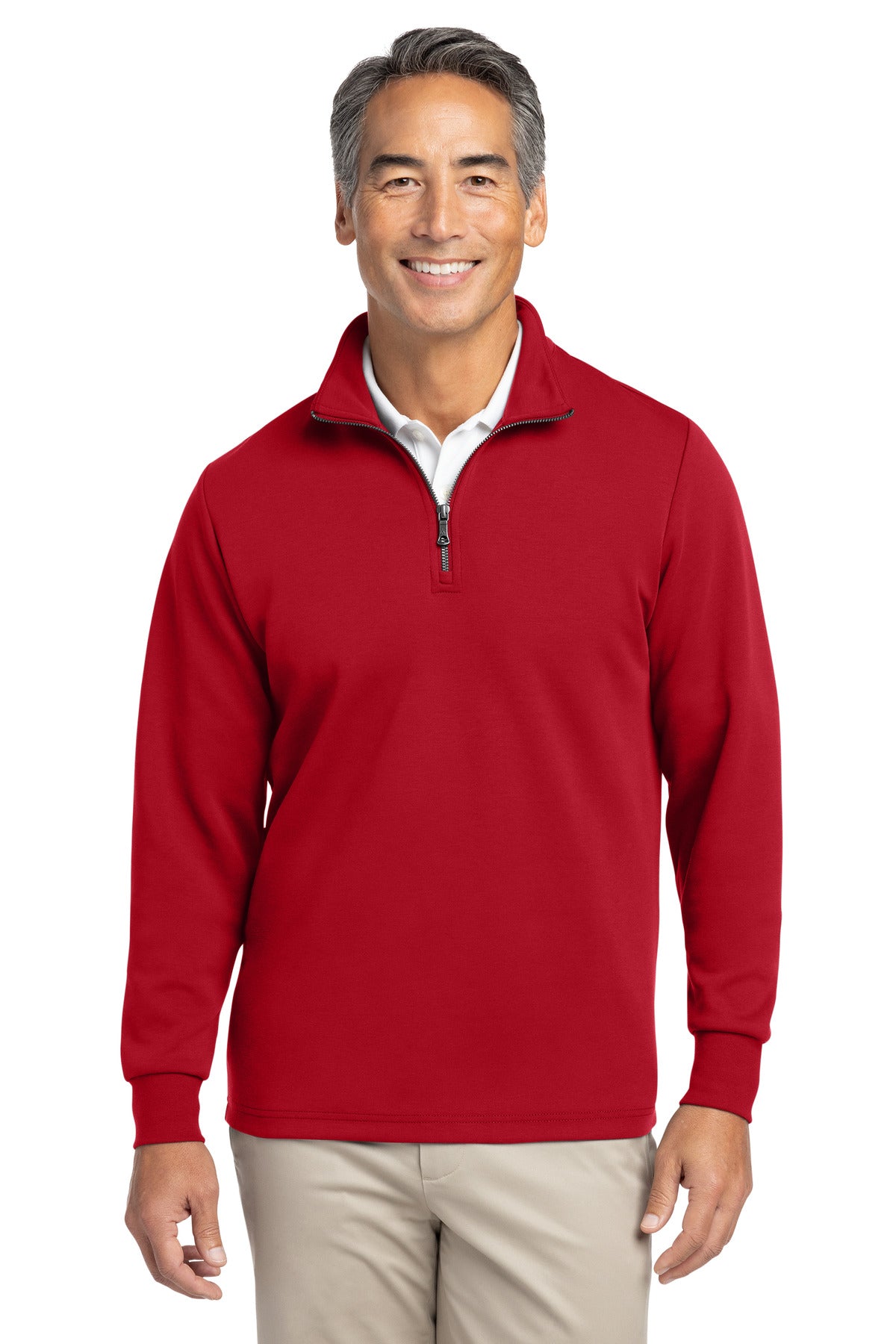 Brooks Brothers Double-Knit 1/4-Zip BB18206