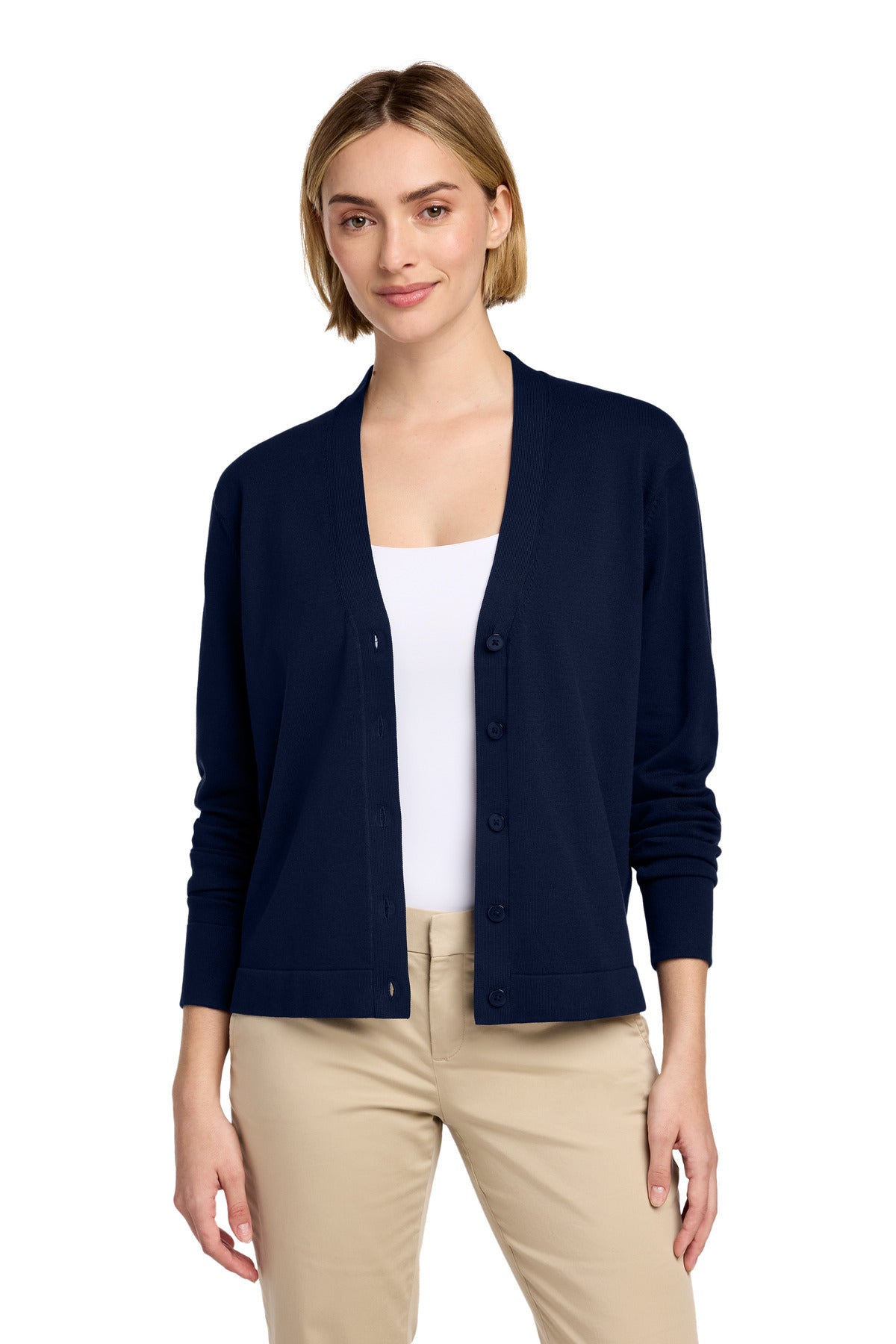 Brooks Brothers Women's Cotton Stretch Cardigan Sweater BB18405