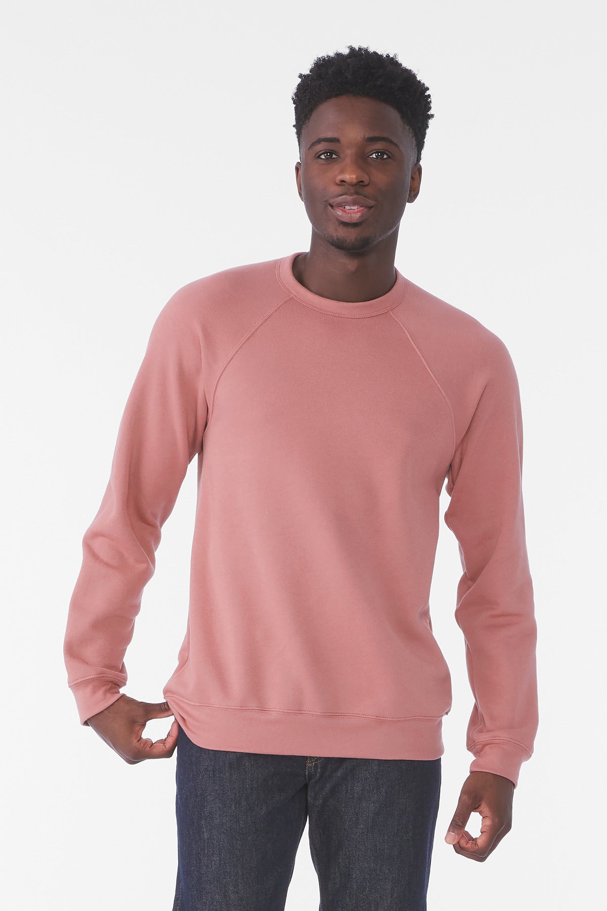 BELLA+CANVAS Unisex Sponge Fleece Raglan Sweatshirt. BC3901