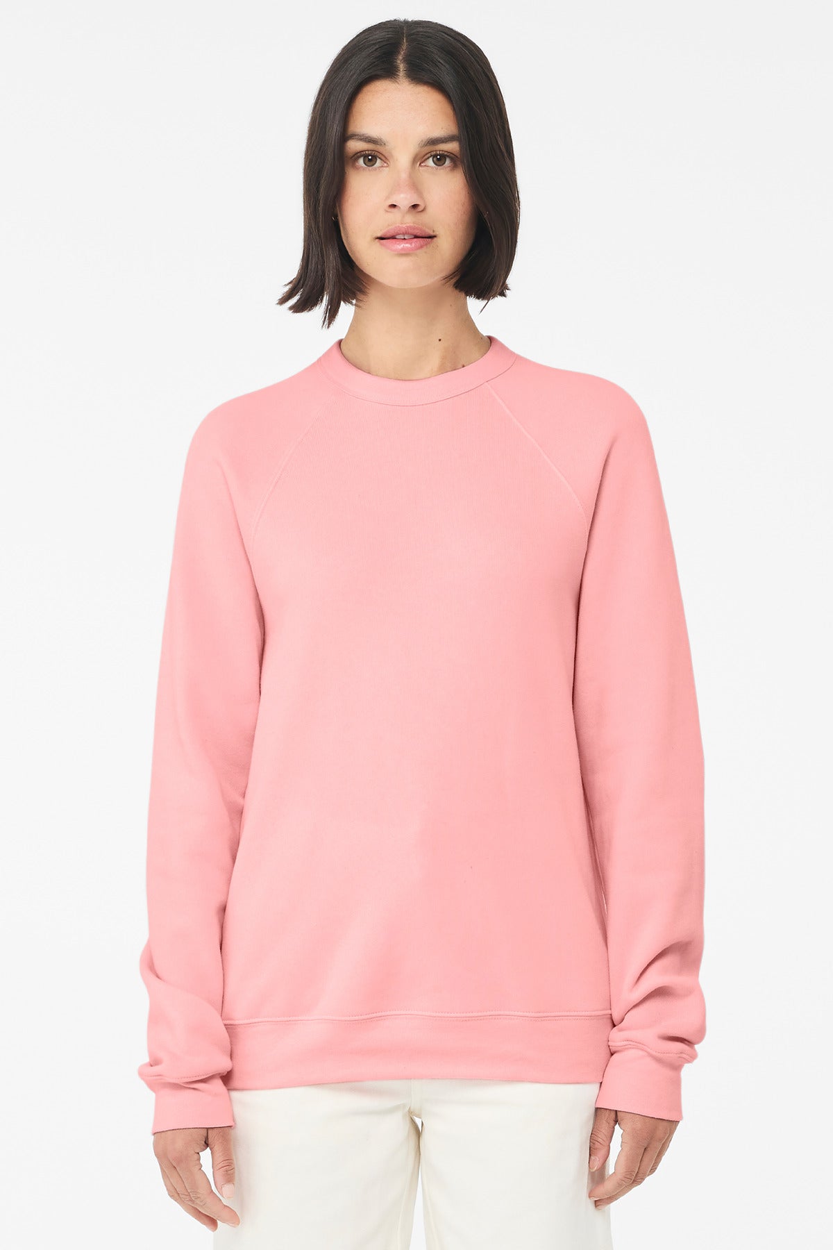 BELLA+CANVAS Unisex Sponge Fleece Raglan Sweatshirt. BC3901