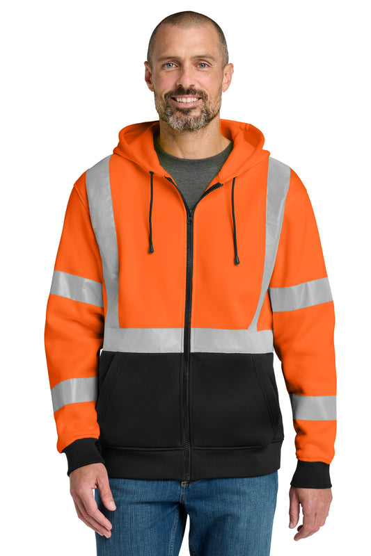 CornerStone A107 Class 3 Heavy-Duty Fleece Full-Zip Hoodie CSF300