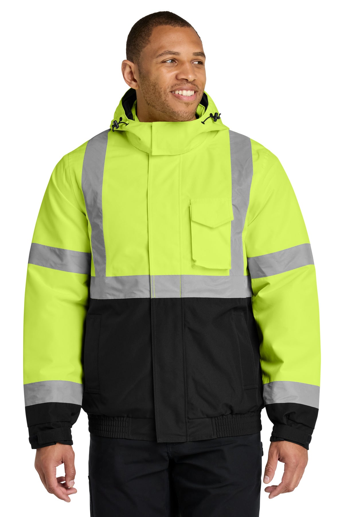 CornerStone ANSI 107 Class 3 Economy Waterproof Insulated Bomber Jacket CSJ500