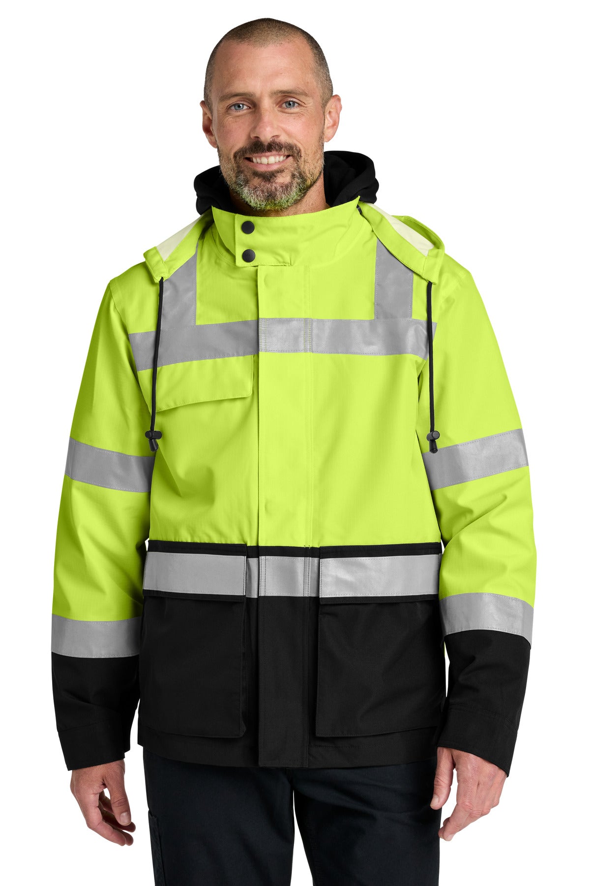 CornerStone ANSI 107 Class 3 Waterproof Ripstop 3-In-1 Parka CSJ502