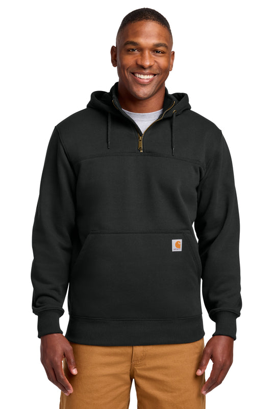 Carhartt  Rain Defender  Paxton Heavyweight Hooded Zip Mock Sweatshirt. CT100617