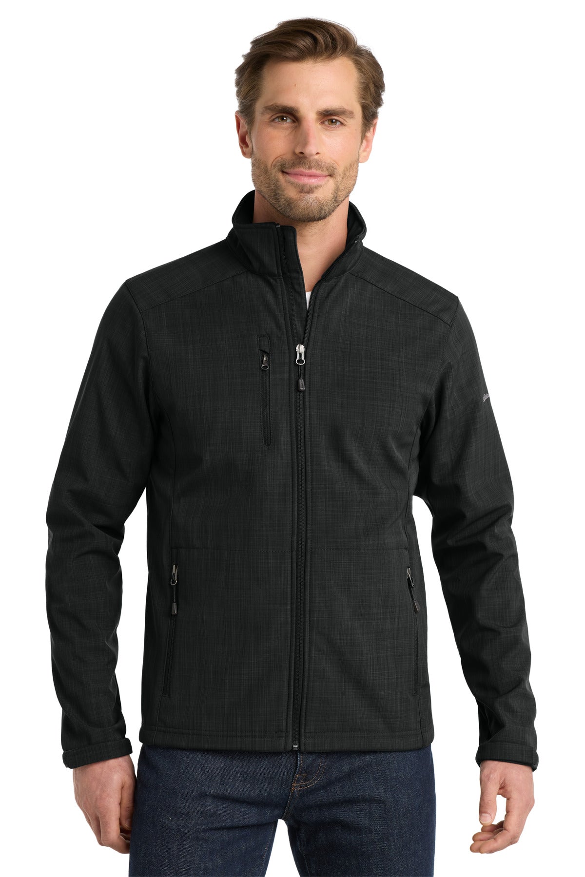 Eddie Bauer Shaded Crosshatch Soft Shell Jacket. EB532