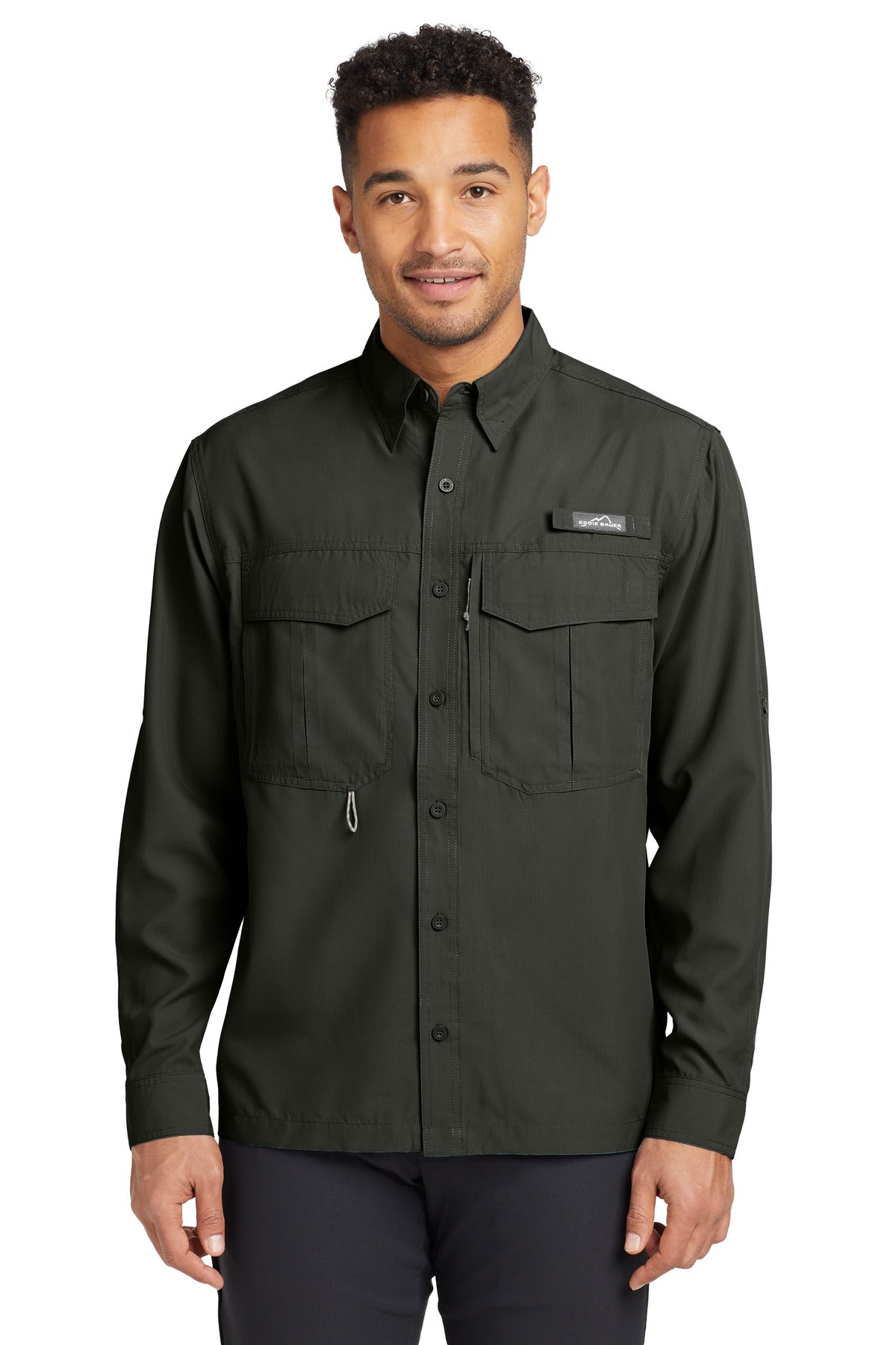 Eddie Bauer - Long Sleeve Performance Fishing Shirt. EB600