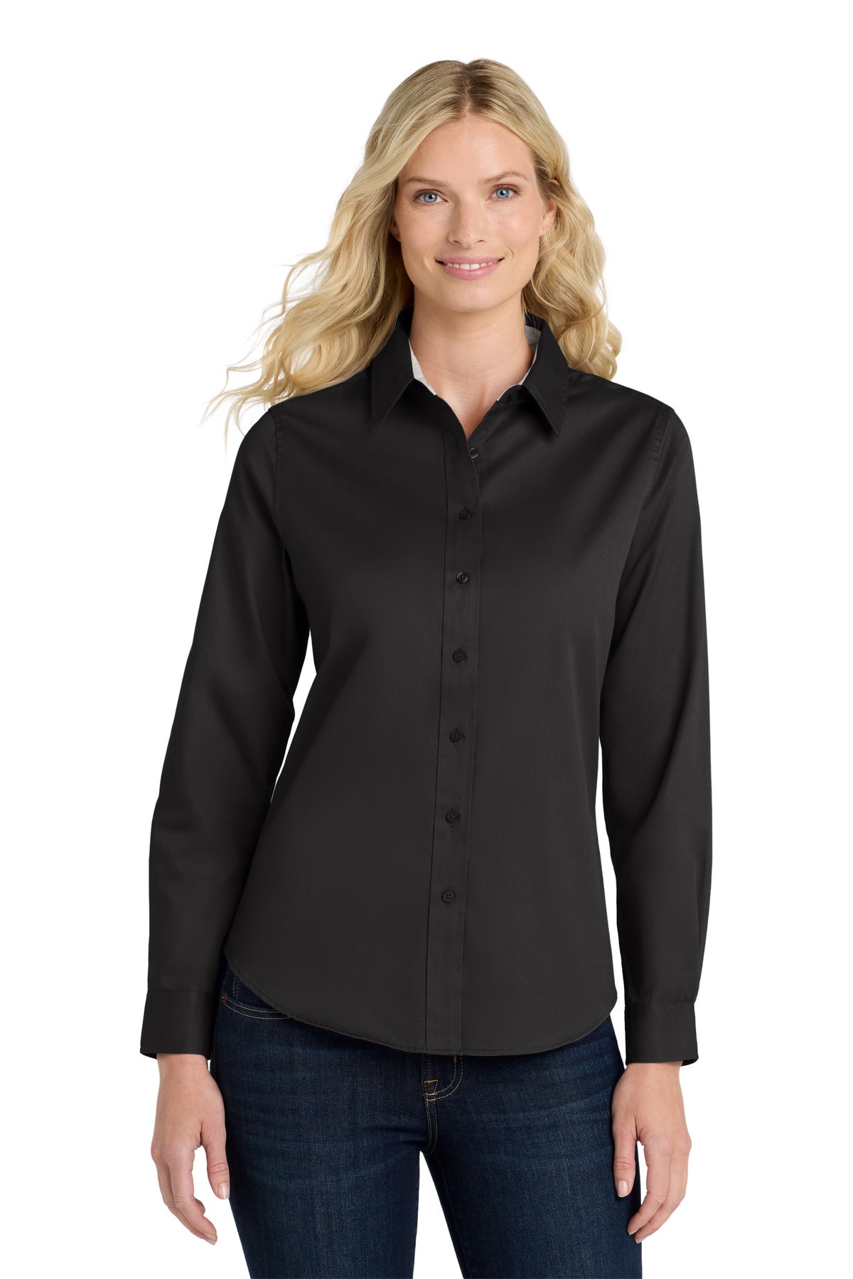 Port Authority Women's Long Sleeve Easy Care Shirt.  L608