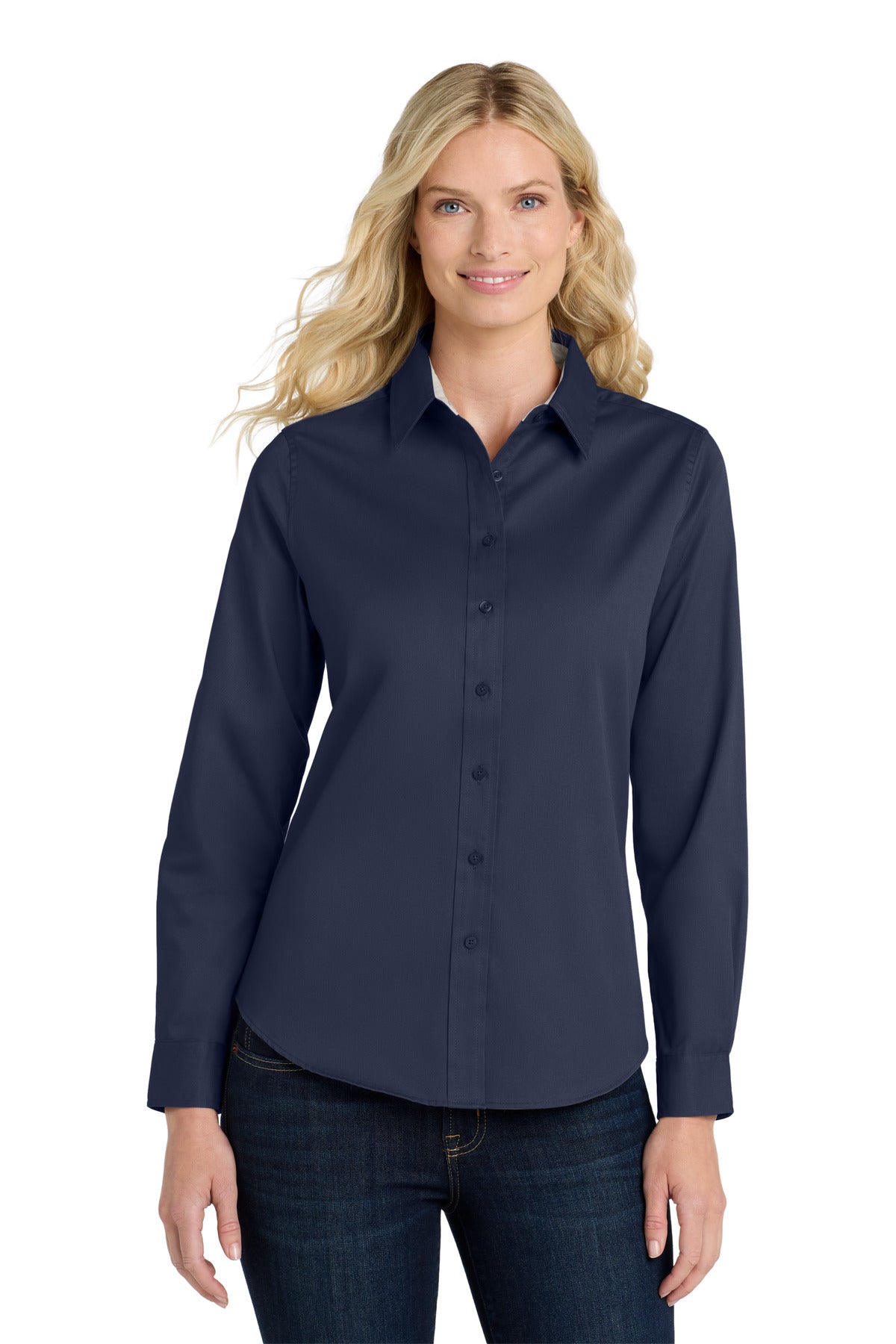 Port Authority Women's Long Sleeve Easy Care Shirt.  L608