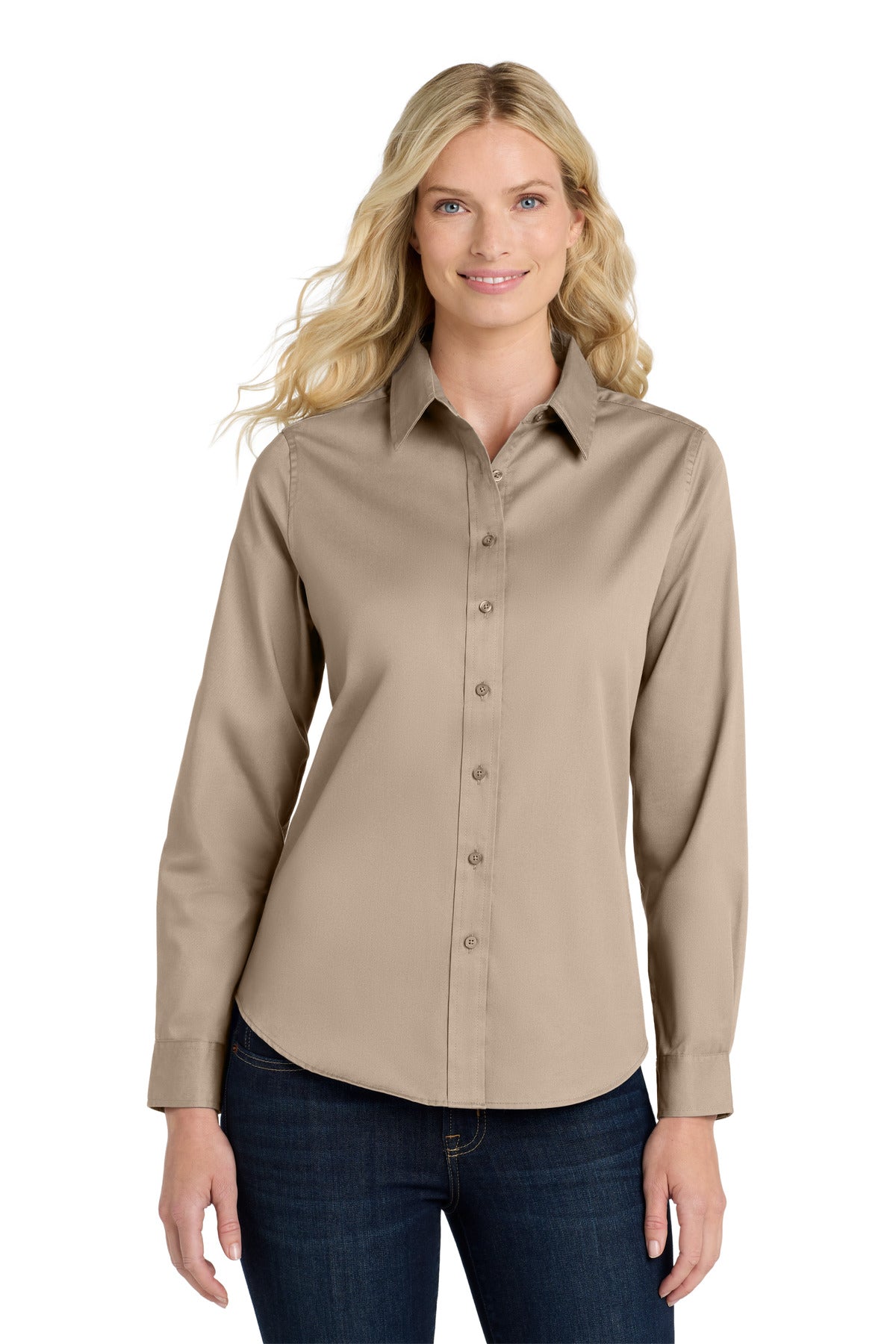 Port Authority Women's Long Sleeve Easy Care Shirt. L608