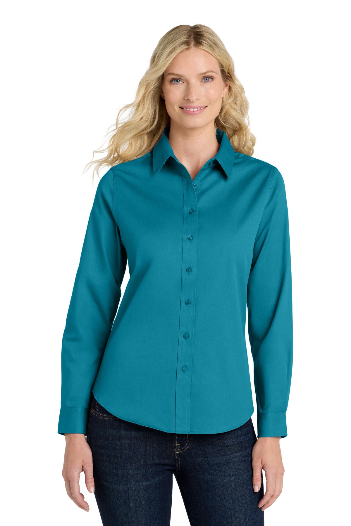 Port Authority Women's Long Sleeve Easy Care Shirt.  L608