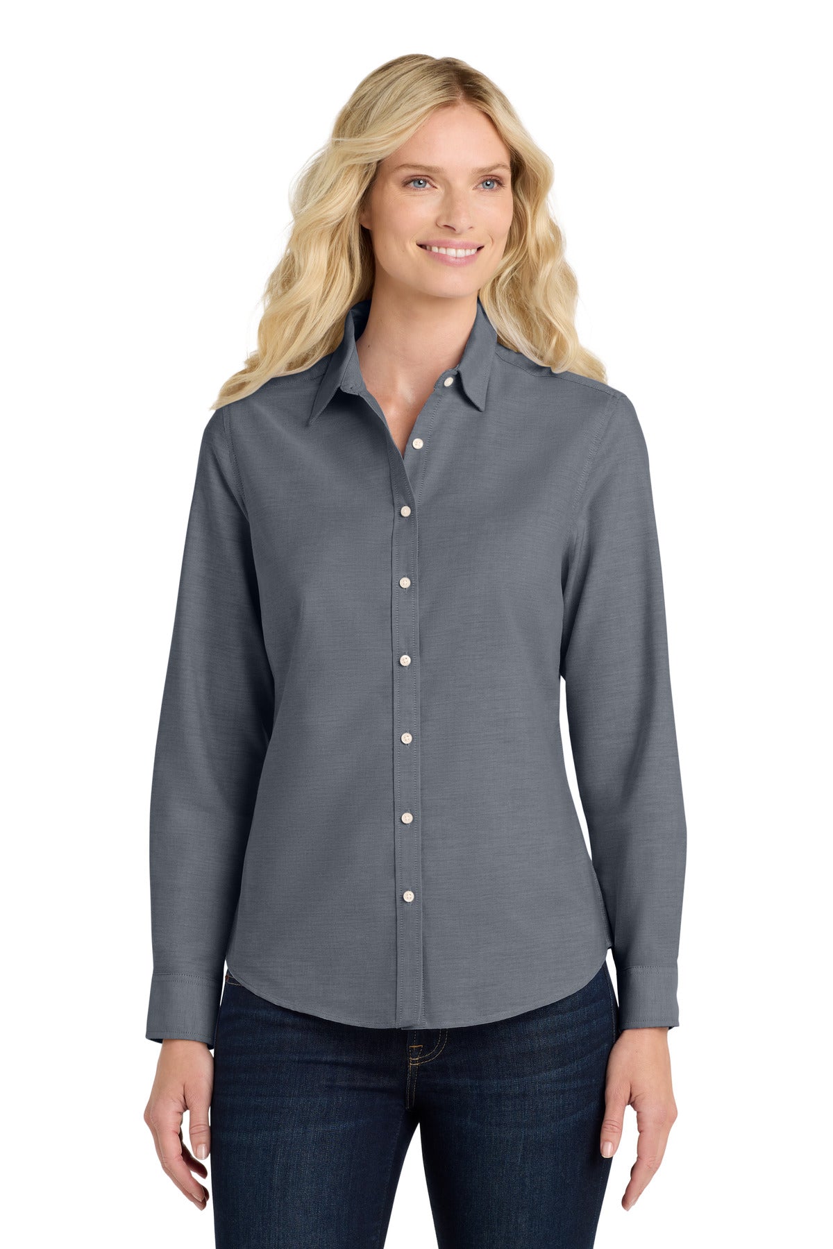 Port Authority Women's SuperPro‚ Oxford Shirt. L658
