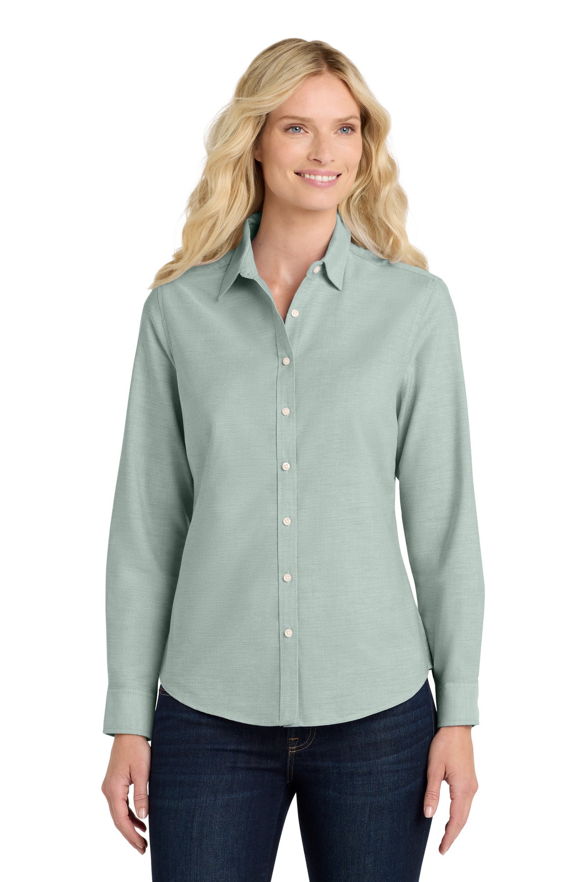 Port Authority Women's SuperPro‚ Oxford Shirt. L658