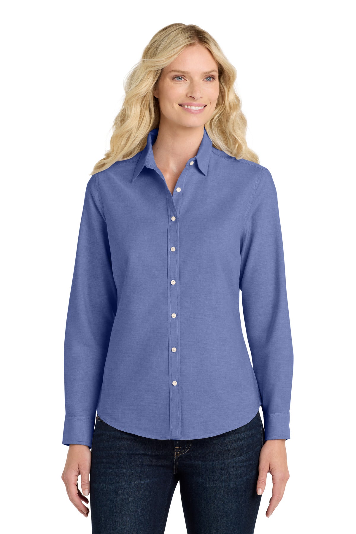 Port Authority Women's SuperPro‚ Oxford Shirt. L658