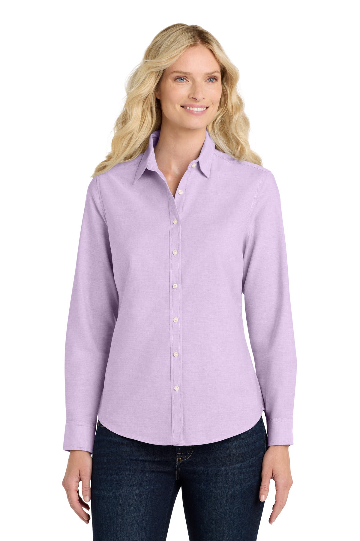 Port Authority Women's SuperPro‚ Oxford Shirt. L658