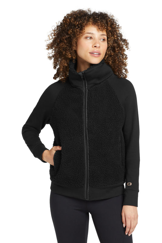 OGIO  Women's Luuma Sherpa Full-Zip. LOG815