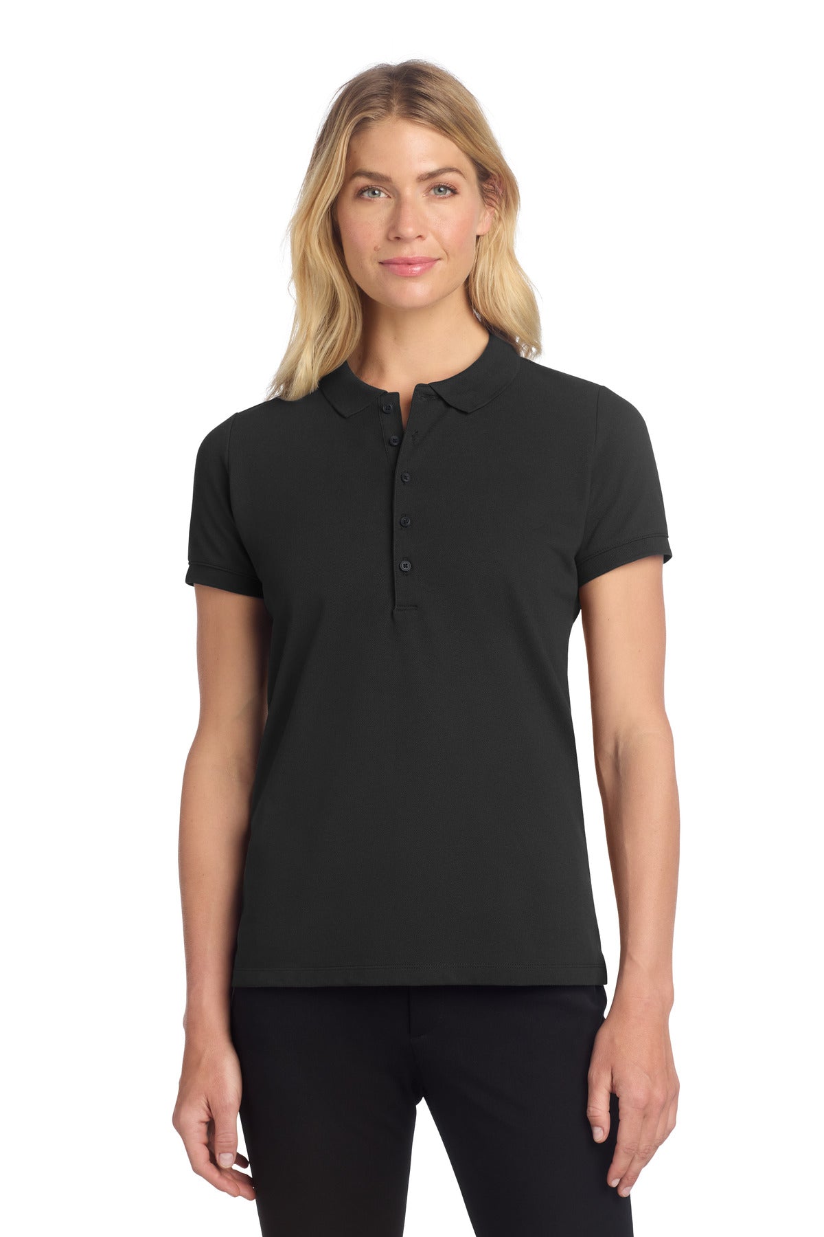 Mercer+Mettle Women's Stretch Heavyweight Pique Polo MM1001