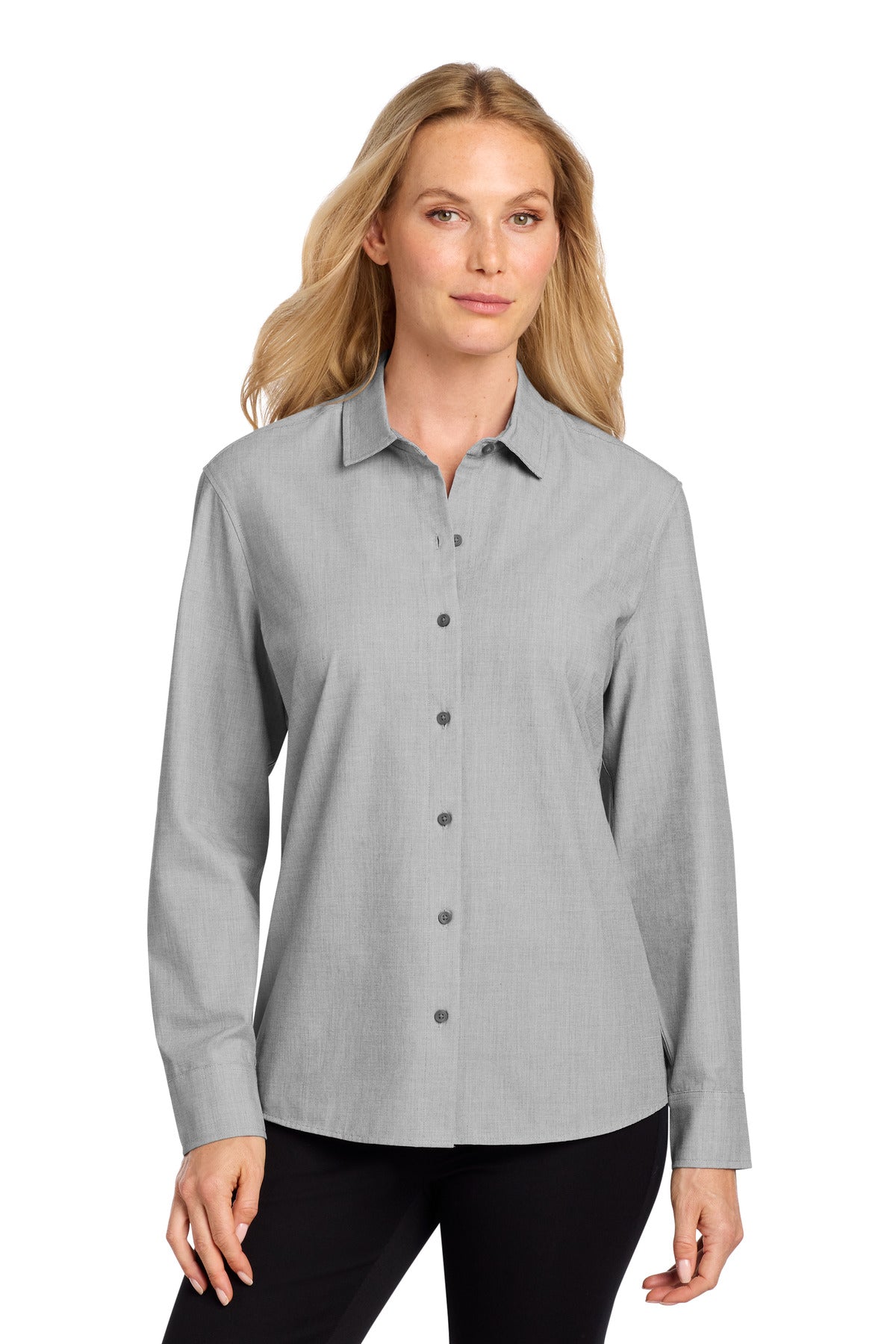 Mercer+Mettle Women's Long Sleeve Stretch Woven Shirt MM2001