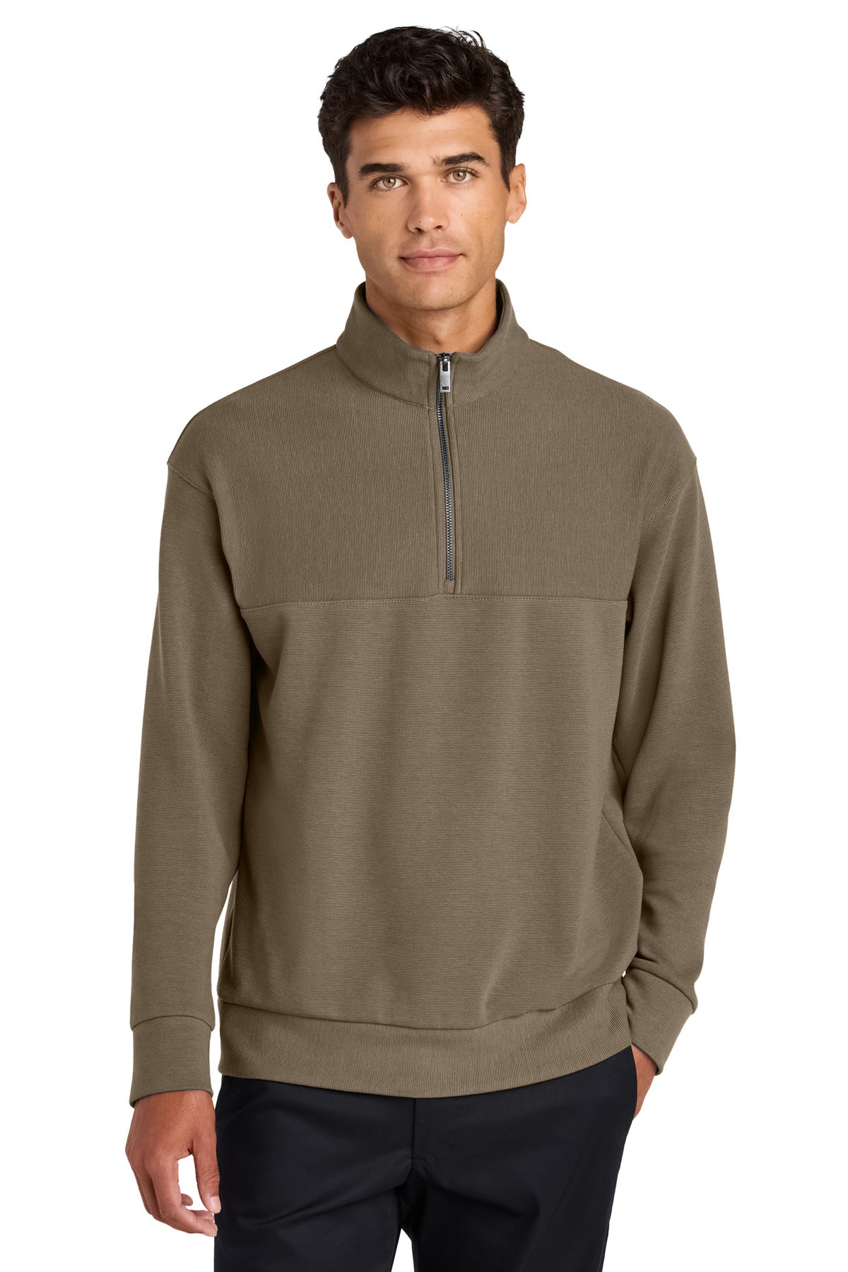 Mercer+Mettle Linear Texture 1/4-Zip MM3040