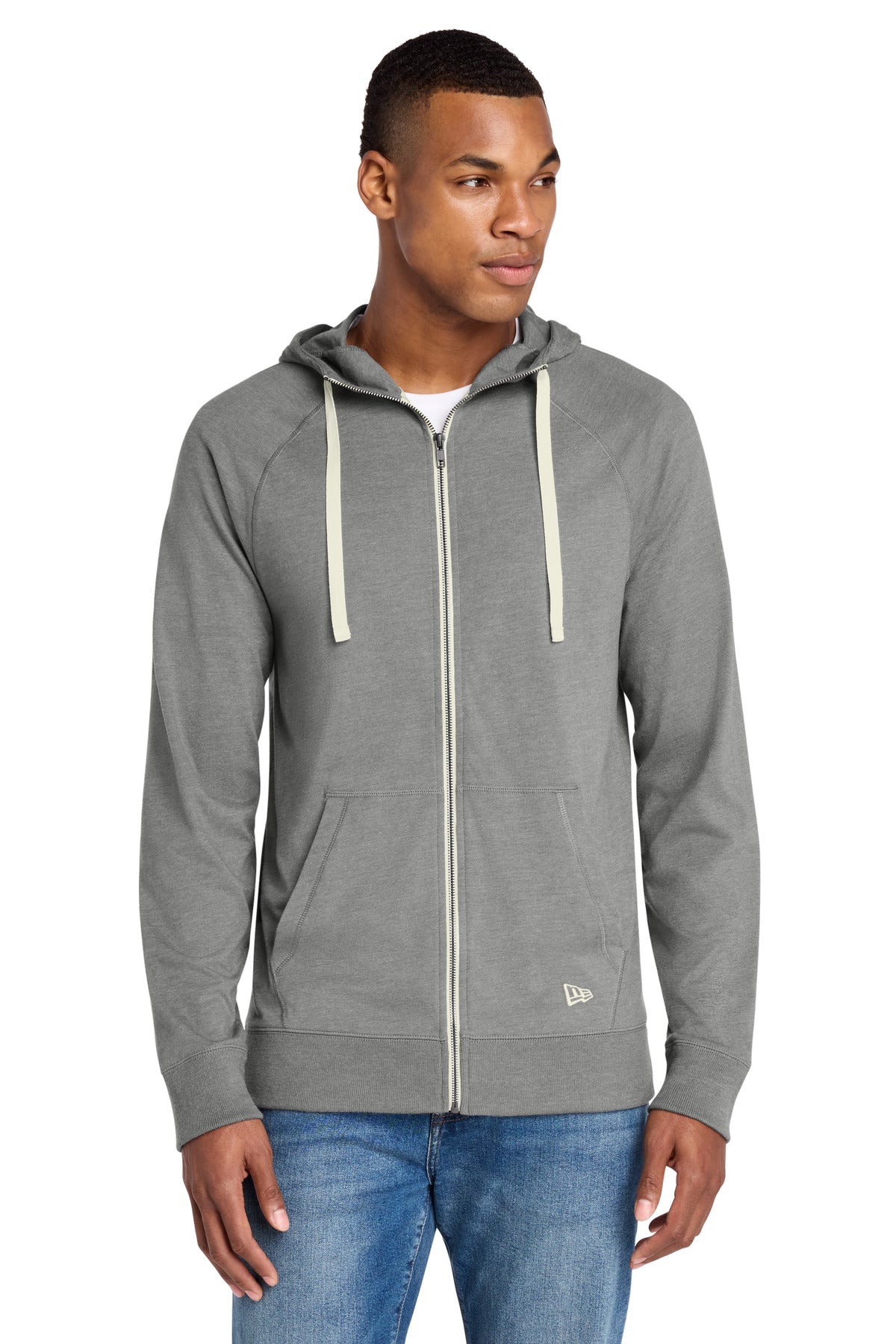New Era  Sueded Cotton Blend Full-Zip Hoodie. NEA122