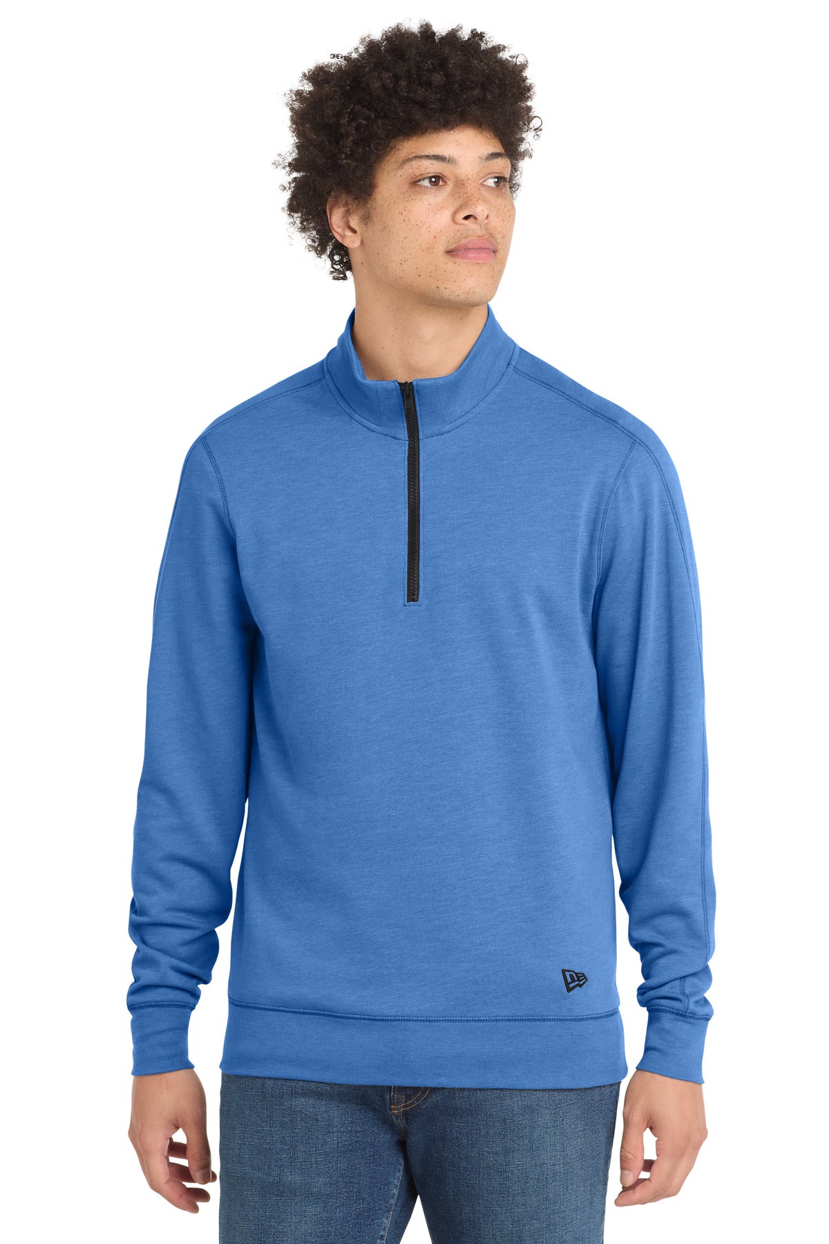 New Era  Tri-Blend Fleece 1/4-Zip Pullover. NEA512