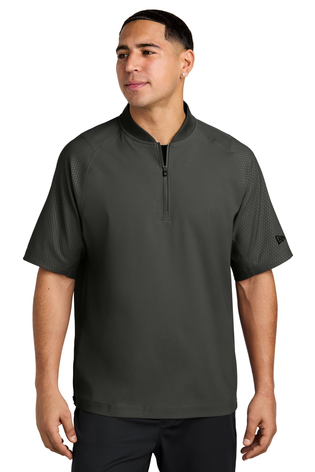 New Era  Cage Short Sleeve 1/4-Zip Jacket. NEA600