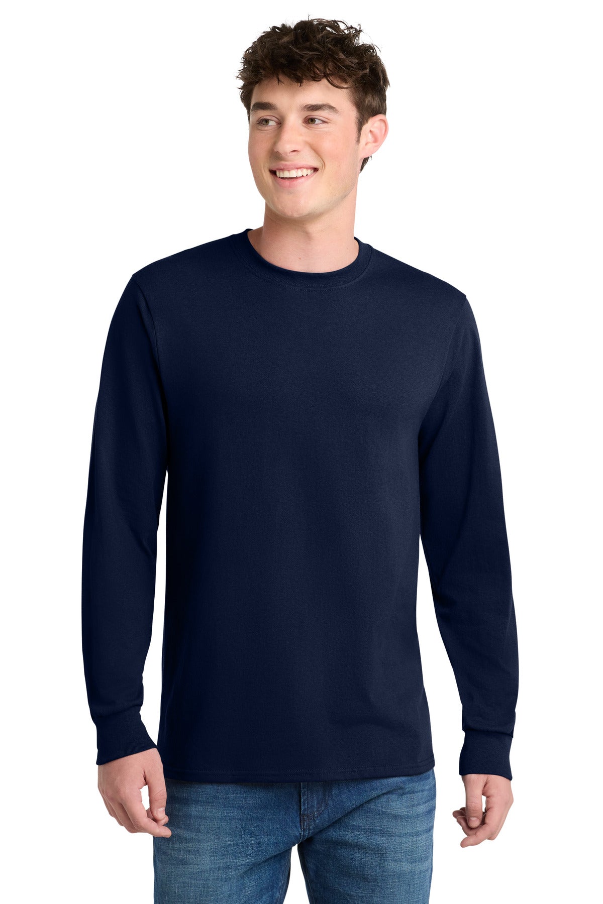 Port & Co Tall Long Sleeve Core Blend Tee. PC55LST