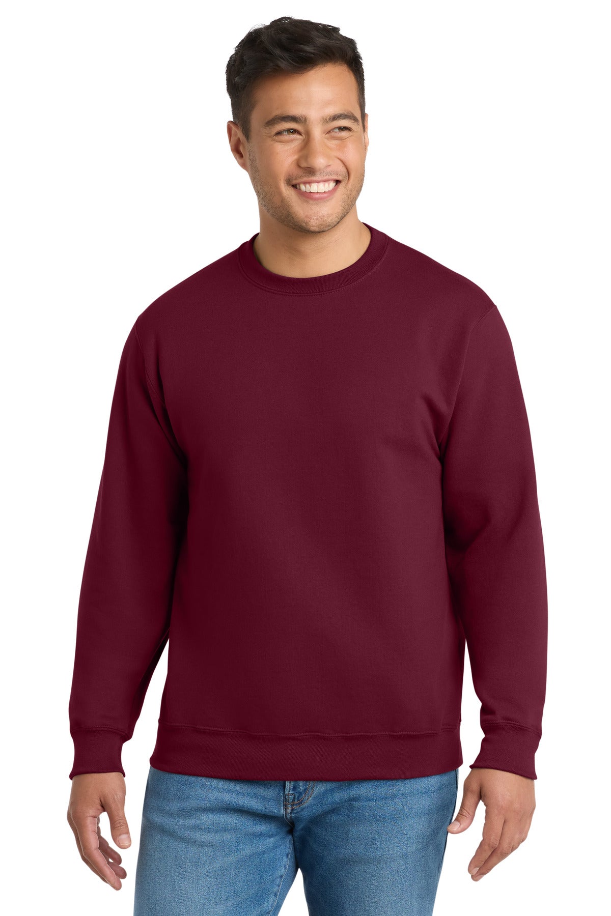 Port & Co Essential Fleece Crewneck Sweatshirt.  PC90