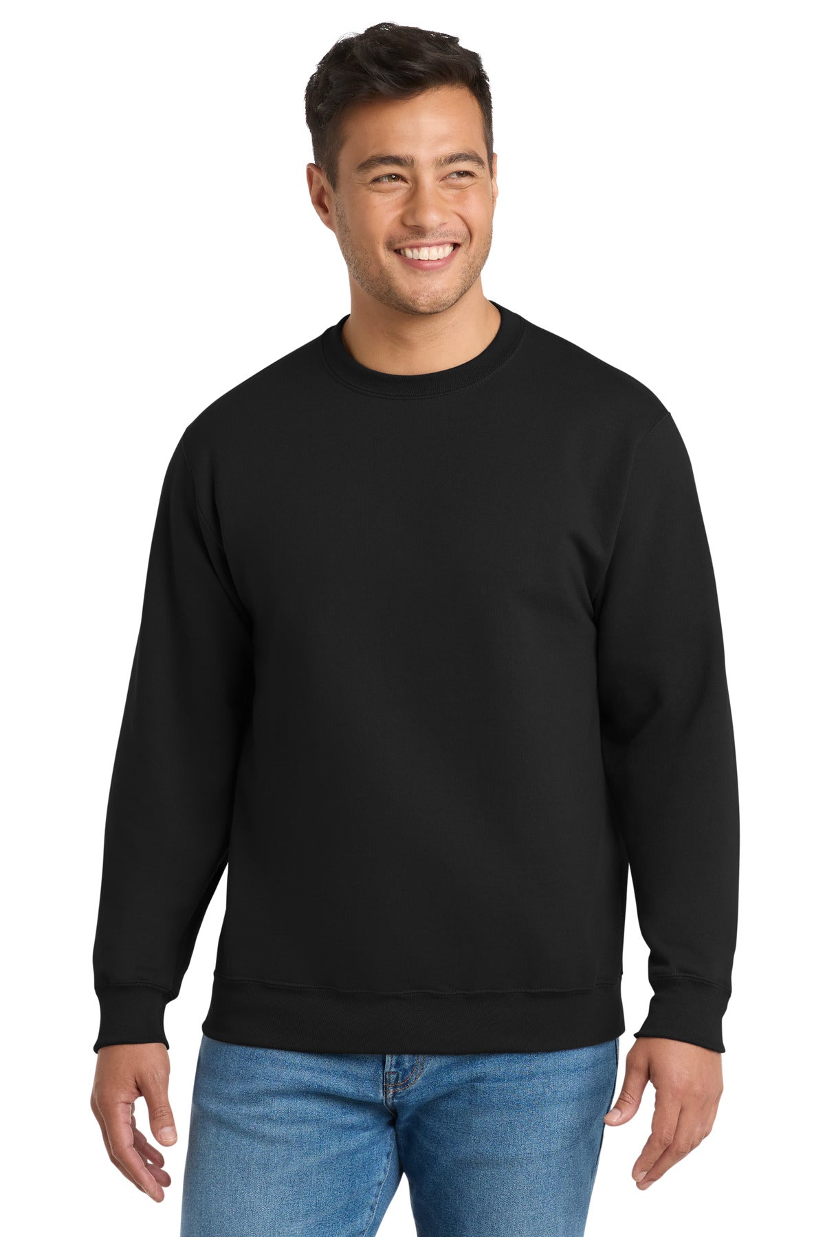 Port & Co Essential Fleece Crewneck Sweatshirt.  PC90