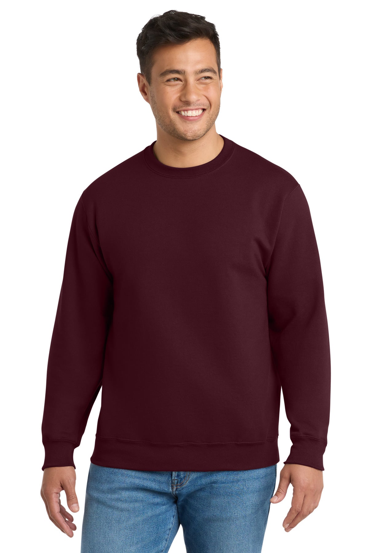 Port & Co Essential Fleece Crewneck Sweatshirt.  PC90