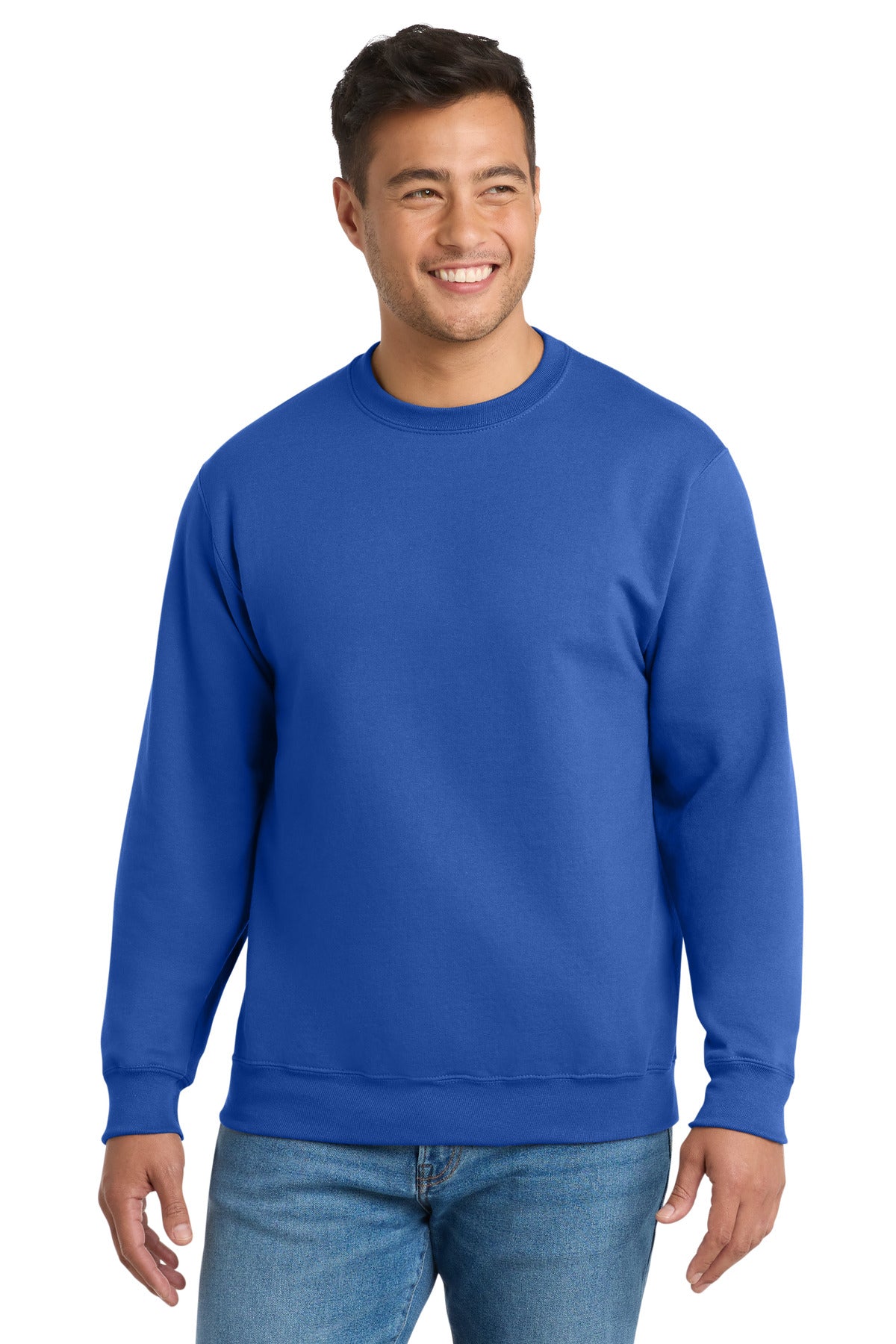 Port & Co Essential Fleece Crewneck Sweatshirt.  PC90