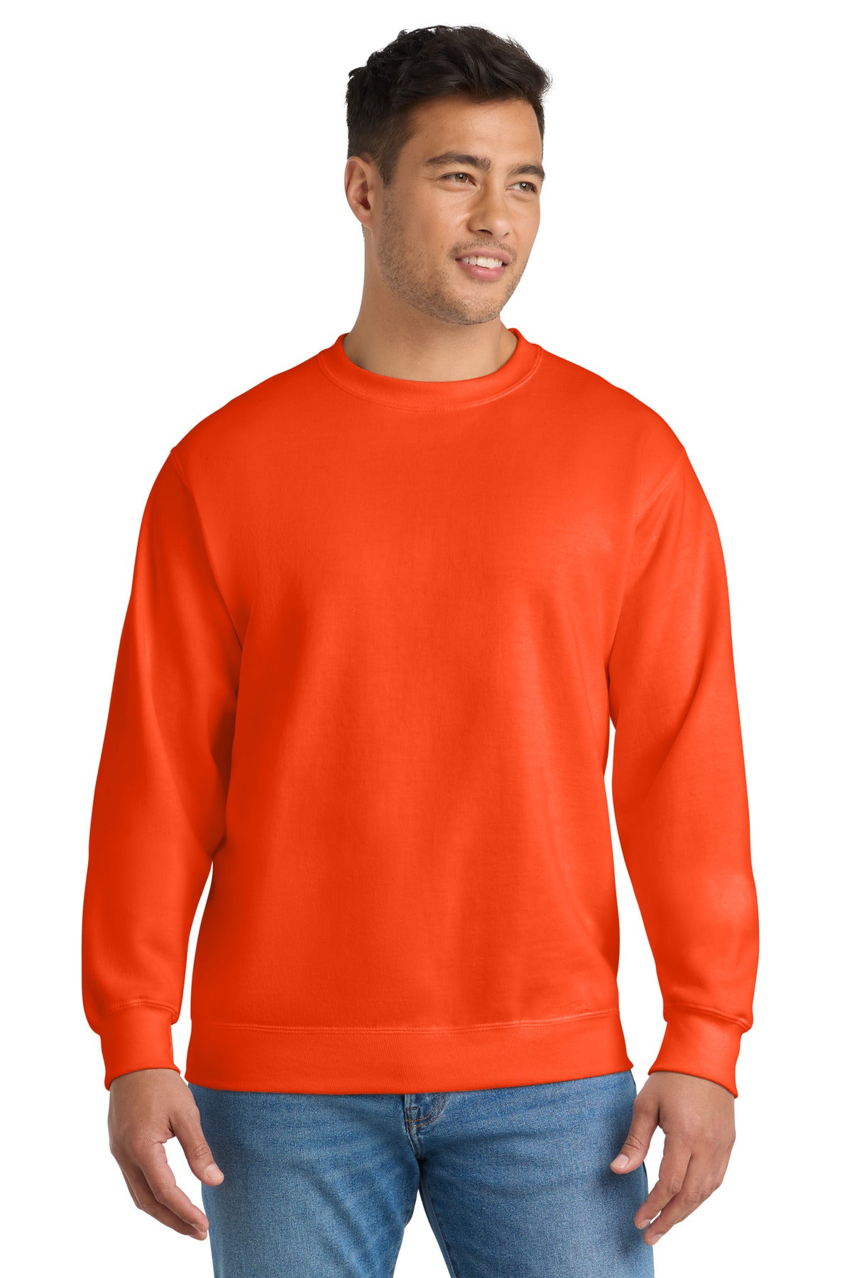 Port & Co Essential Fleece Crewneck Sweatshirt.  PC90