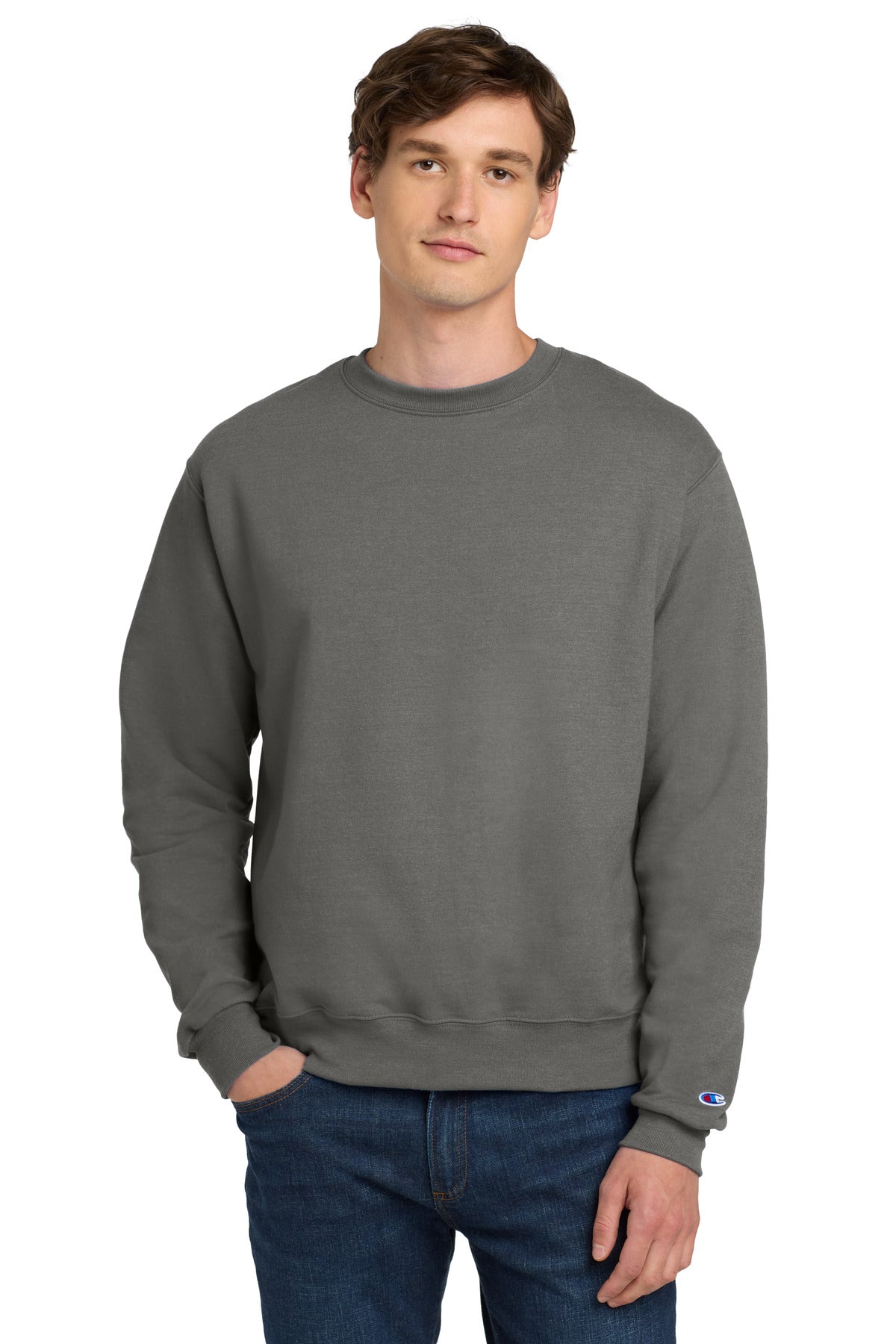 Champion  Powerblend Crewneck Sweatshirt. S6000