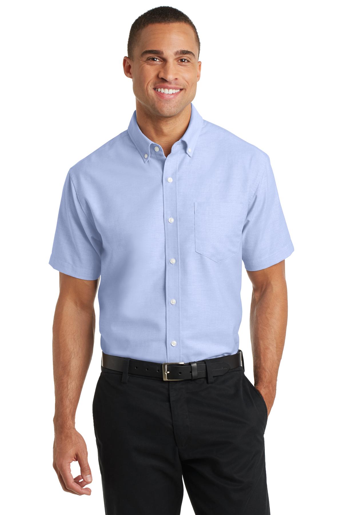 Port Authority Short Sleeve SuperPro‚ Oxford Shirt. S659