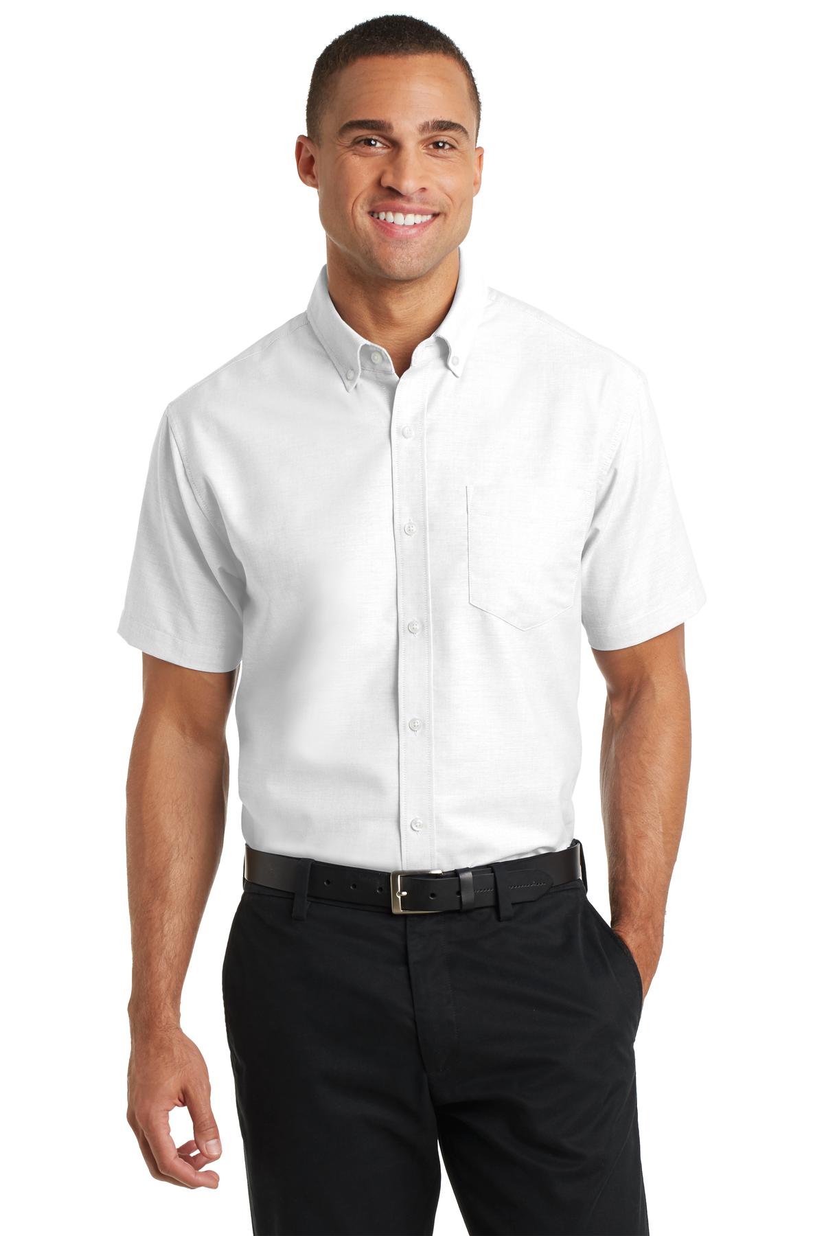 Port Authority Short Sleeve SuperPro‚ Oxford Shirt. S659
