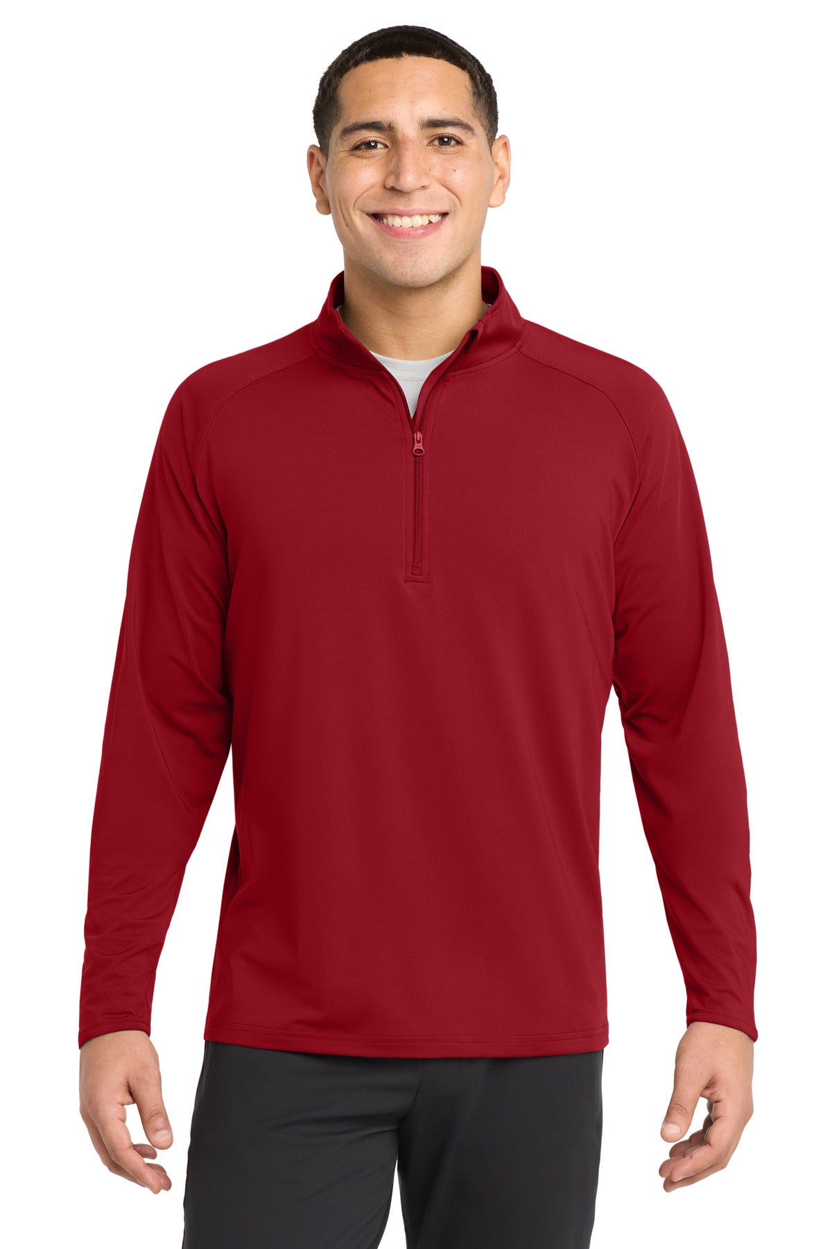 Sport-Tek Sport-Wick Stretch 1/4-Zip Pullover. ST850