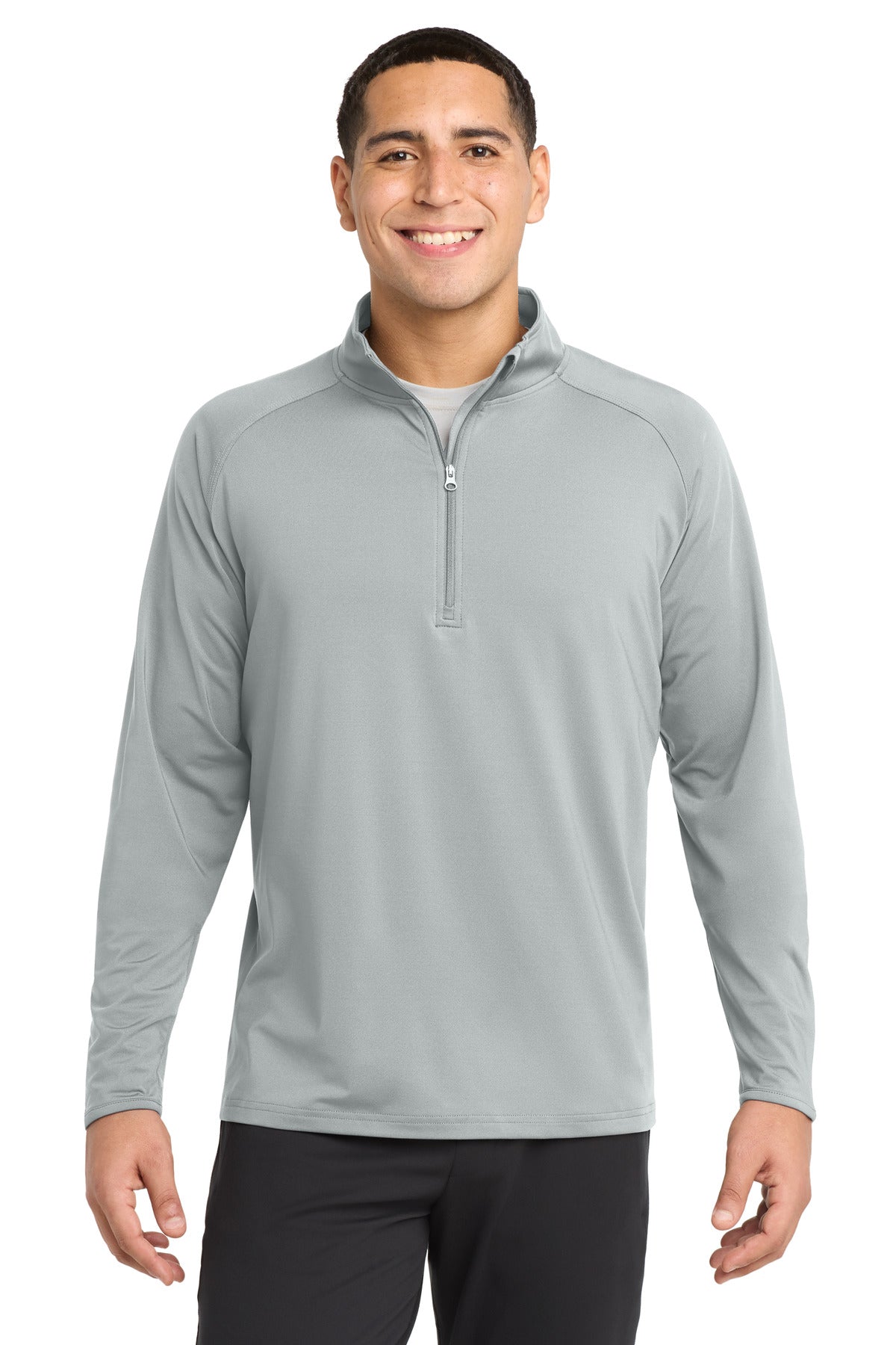 Sport-Tek Sport-Wick Stretch 1/4-Zip Pullover. ST850
